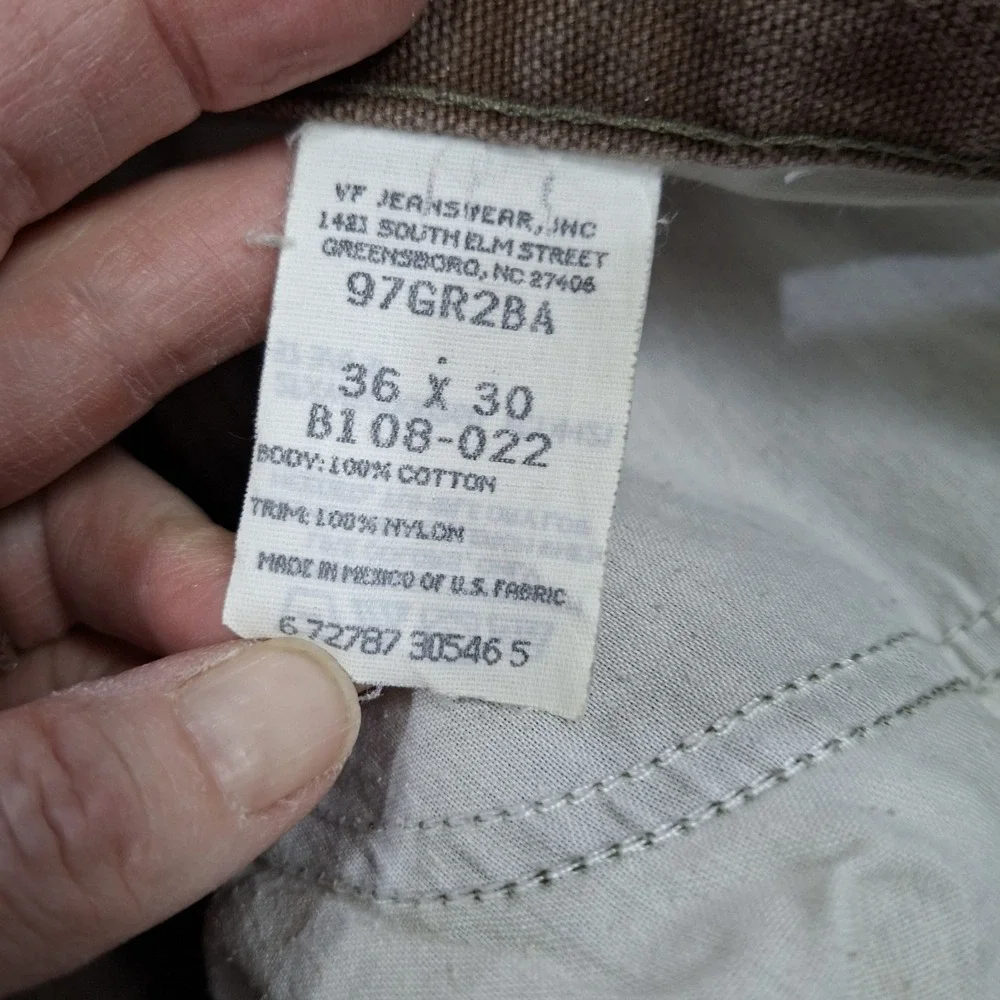 Vintage Wrangler Authentic Wear Jeans‎ Brush Field Cowboy Rancher Pants 36x30